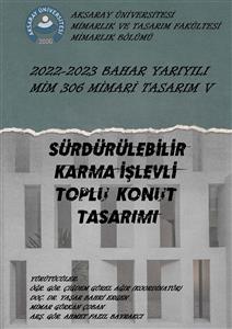 2022-2023 Bahar Yarıyılı Mimari Tasarım Dersleri Posterleri